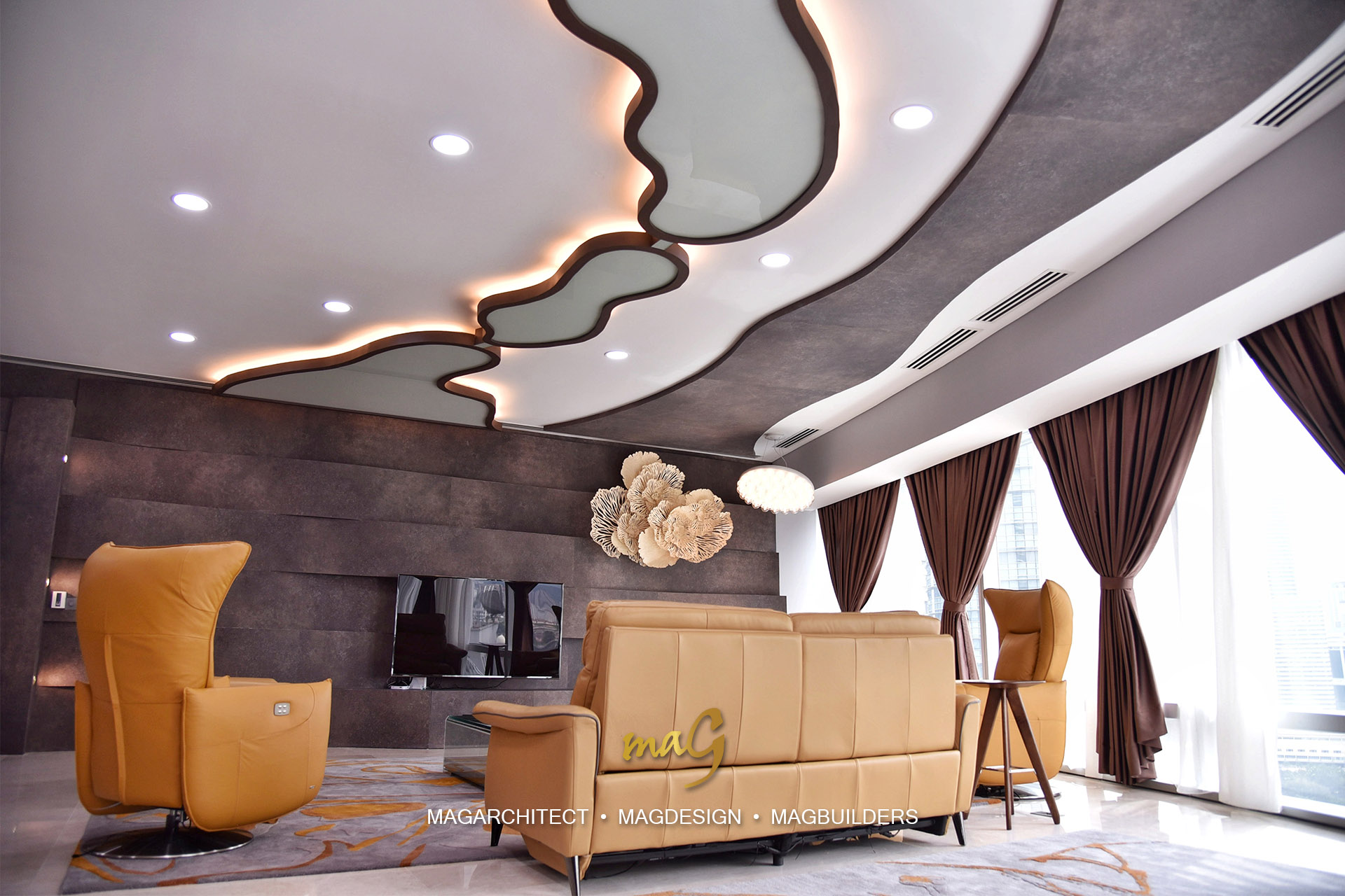 Avare KLCC spacious living room by MAG