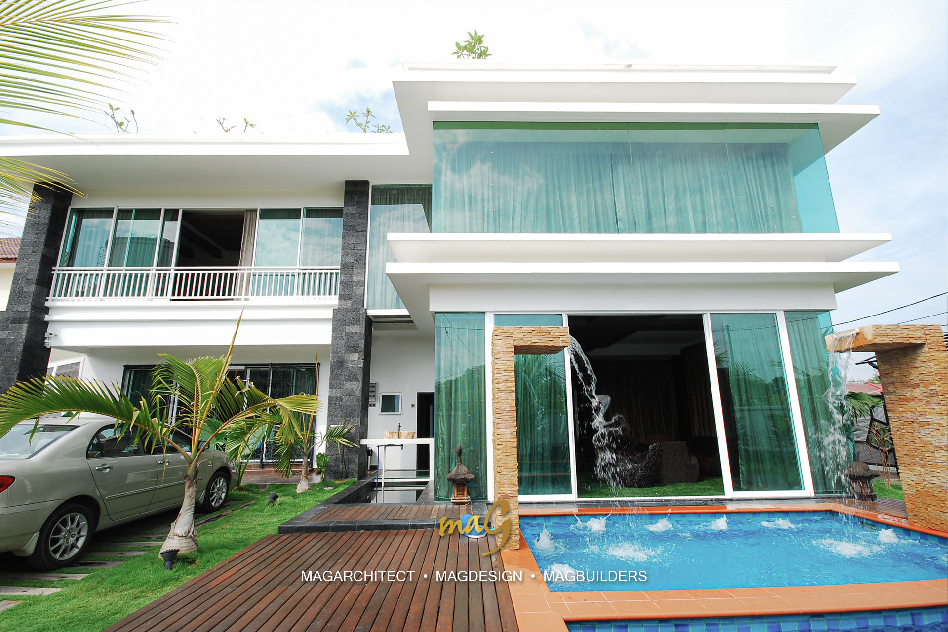 Completed modern bungalow in Karak by MAG